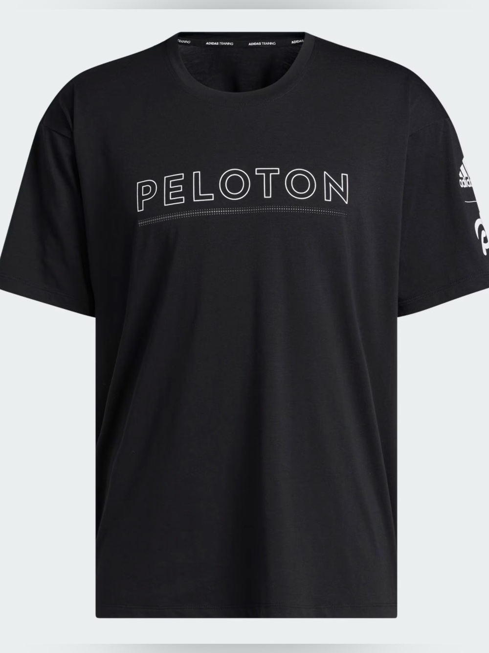 adidas Black Peloton Graphic Short Sleeve Tee